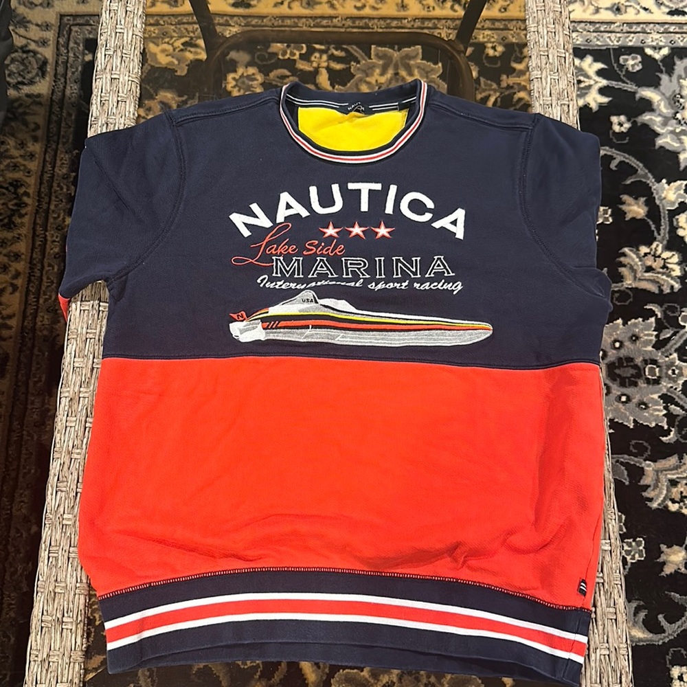 Vintage Nautical Crewneck International Sport Racing